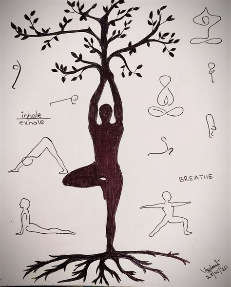 Yoga Doodle Art Yoga Symbols Art Spiritual Drawings Doodle Art
