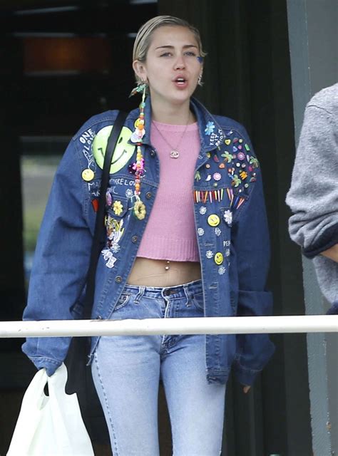 Miley Cyrus In Jeans Out In Studio City Gotceleb