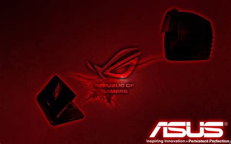 Asus Red Rog Logo Hd Wallpapers Desktop Background