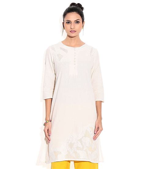 Global Desi White Kurta Buy Global Desi White Kurta Online At Best Prices In India On Snapdeal