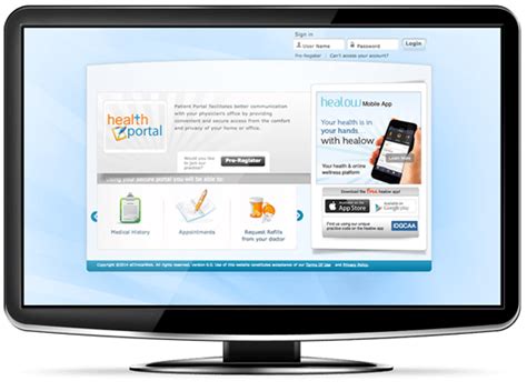 Secure Online Patient Portal And Healow Mobile App