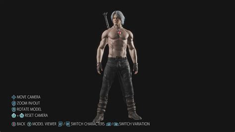 Dmc Shirtless Dante Style And Dt At Devil May Cry Nexus Mods And Community