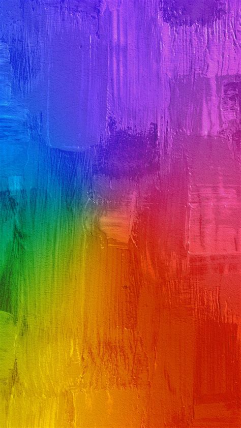 painting rainbow iphones wallpapers iphone wallpaper