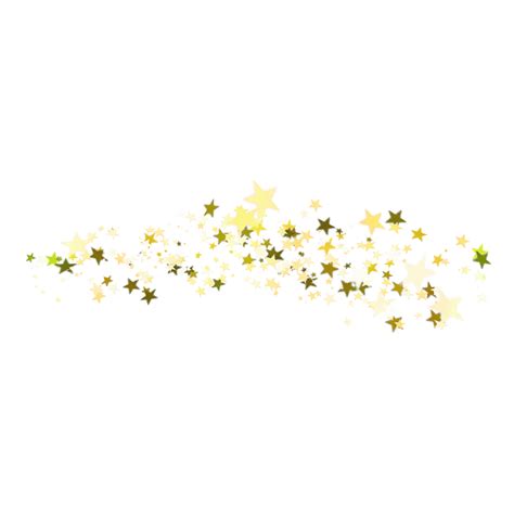 Stars Glitter Effect Shine Gold Sticker By 드리