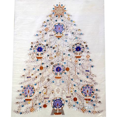 Tree Of Peace Christmas Vintage Crewel Kit White Fabric Etsy Crewel