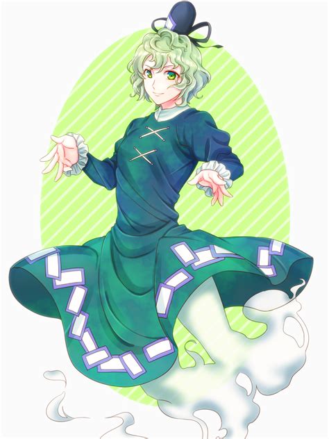 Safebooru 1girl Dress Frilled Sleeves Frills Ghost Ghost Tail Green Dress Green Eyes Green