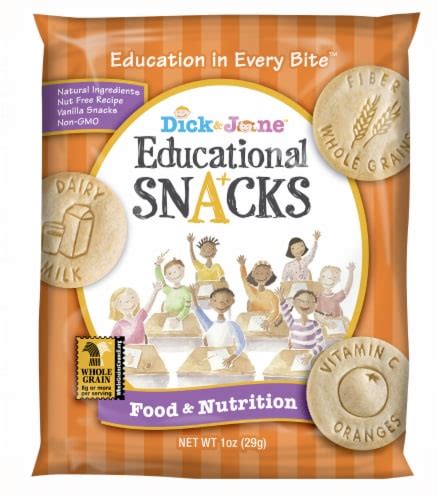 Dick And Jane Food And Nutrition Educational Snack 1 Ounce 120 Per