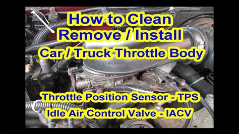 This can include stalling when coming to a to replace your car's throttle body, you will pay as little as $370 or as much as $1,500. How to Clean Throttle Body 4.3L V6 Position Sensor TPS ...
