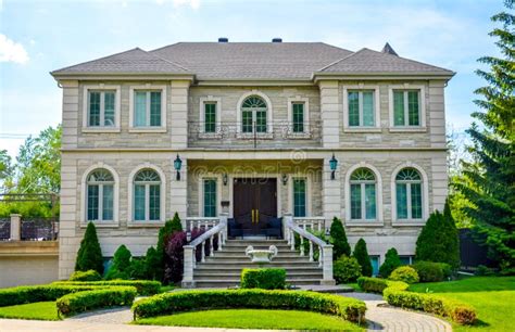 Luxury House In Montreal Canada Editorial Stock Image Image Of
