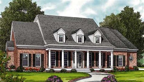 Southern Colonial House Plan 4 Bedrooms 3 Bath 3003 Sq