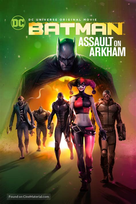 Batman Assault On Arkham 2014 Dvd Movie Cover