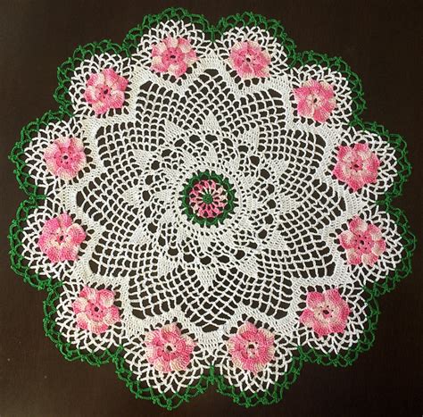 Ravelry Wild Rose Doily Pattern By American Thread Company
