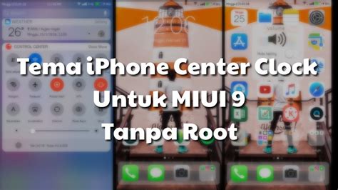 Miui 9 global public beta rom supported devices:miui 9 is now available for mi mix 2, redmi note 4 mtk. Tema Miui 9 iPhone Center clock Tanpa Root (Tested On ...