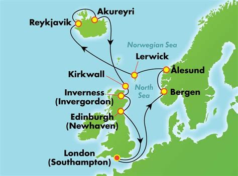Norwegian Cruise Line 14 Day Norway Iceland And Uk From London