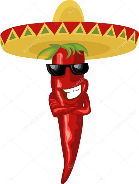 Mexican Hot Chili — Stock Vector © Masterok 1736056