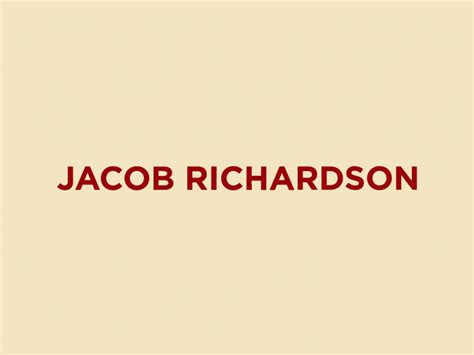 Jacob Richardson Motion Designer By Jacob Richardson On Dribbble