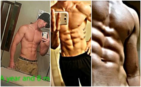Mens Body Transformation Results Before After Taking Creatine