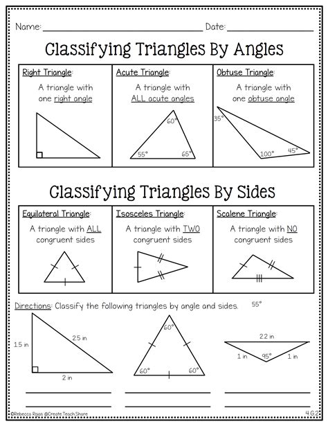 Measurement And Geometry Printables Geometry Worksheets 4th Grade Math