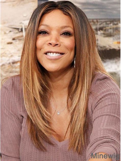 Remy Human Ombre2 Lace Front Long Straight Get Wendy Williams Wigs