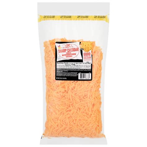 save on our brand cheddar cheese sharp shredded order online delivery martin s