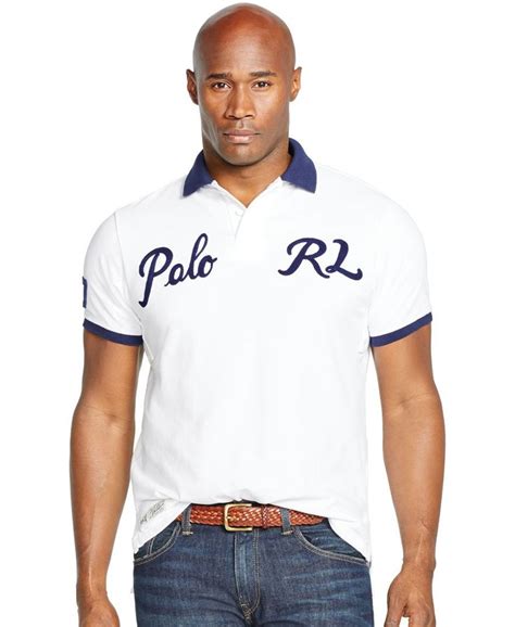 Polo Ralph Lauren Big And Tall Classic Fit Varsity Mesh Polo Shirt