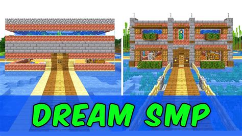 How To Build The Dream Smp Community House Original And Upgraded