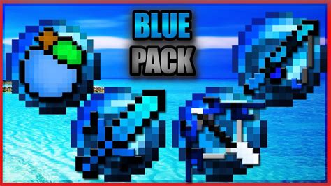 Minecraft Pvp Texture Pack L Blue By Fyammah 1718 Youtube