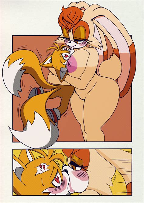 Rule Breasts Hug Kissing Michiyoshi Sonic Series Tails Vanilla