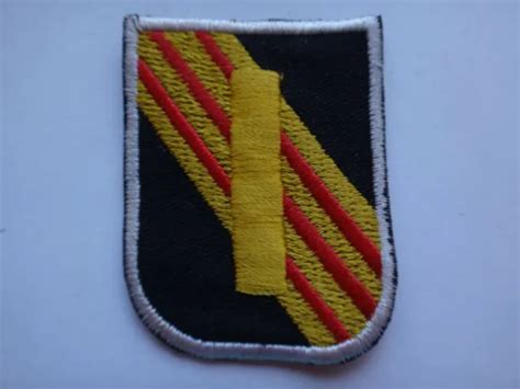 Vietnam War Us 5th Special Forces Group 2nd Lieutenant Rank Beret Patch
