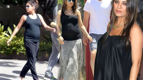Is Mila Kunis The Most Stylish Pregnant Woman Ever Star Shows Off Her Bump In Another