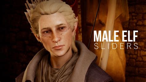 Dragon Age Inquisition Male Elf Sliders Youtube