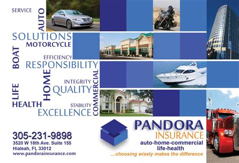 Pandora insurance agency excels at providing insurance in miami, hialeah, miami lakes and throughout miami and broward counties. Pandora Insurance, Hialeah, FL, 3520 W 18th Ave - Cylex