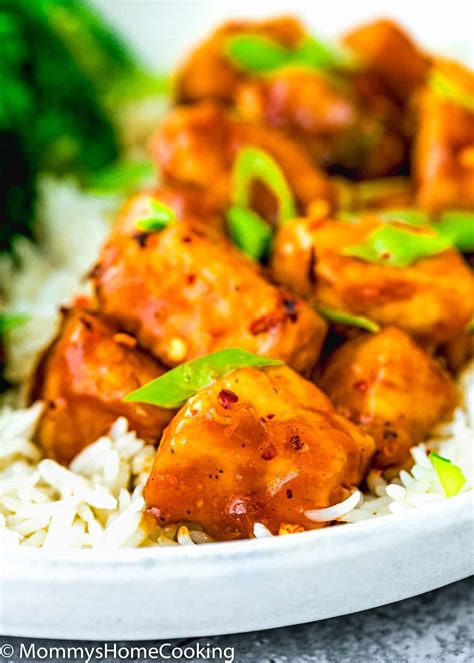 Easy Sticky Bourbon Chicken Mommys Home Cooking