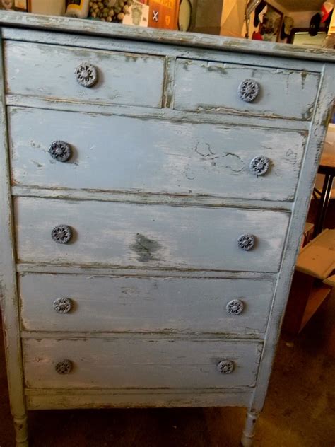 Rustic dressers and chests of drawers. Emily's Up-cycled Furniture: rustic blue gray 6 drawer dresser