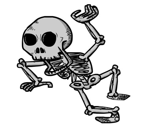 Ox Skeleton Clipart Animated