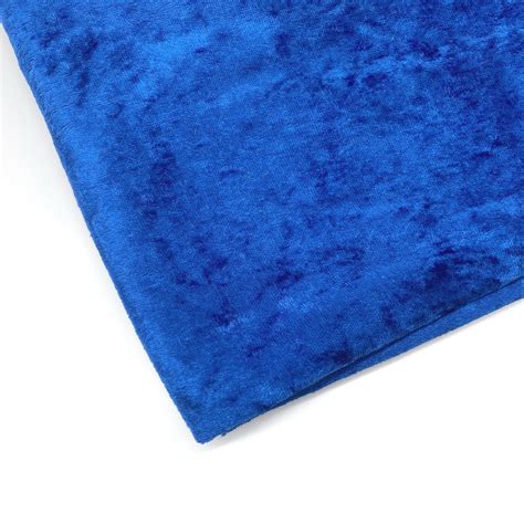 Royal Blue Crushed Velvet Fabric Eliza Henri Craft Supply