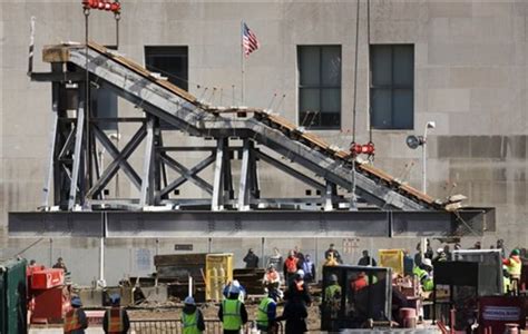 Survivors Staircase At 911 Site Is Relocated