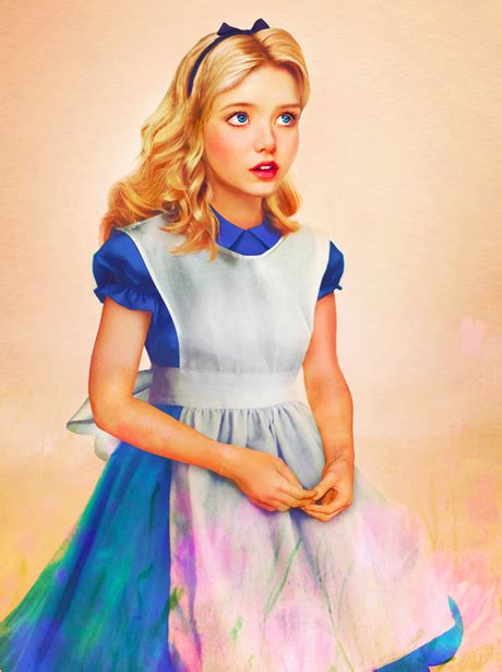 Alice In Wonderland Disney Princesses Are Brought To