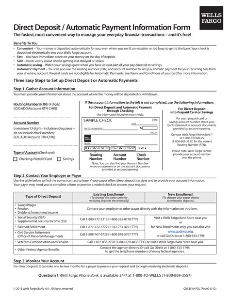 Free Direct Deposit Authorization Forms 22 Pdf Word Eforms Free 9