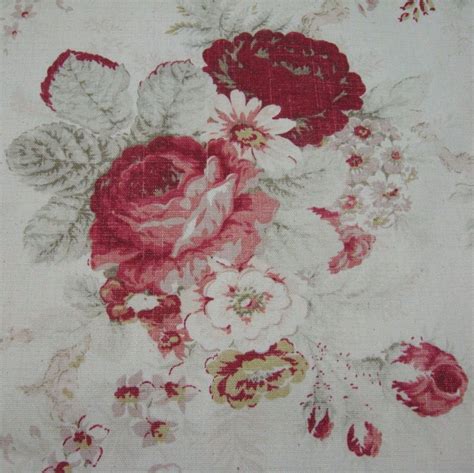 Norfolk Rose Fabric Waverly Vintage Collection Decorator 54 X 25