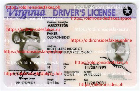 Virginia Driver Licenseva Oldironsidesfakes Fakeidvendors Fake