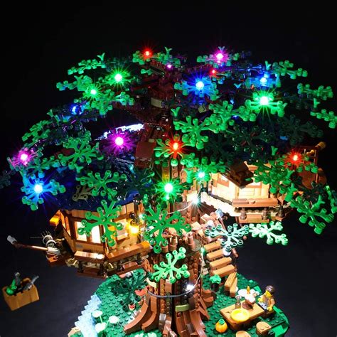 Briksmax Led Lighting Kit For Tree House Compatible With Lego 21318