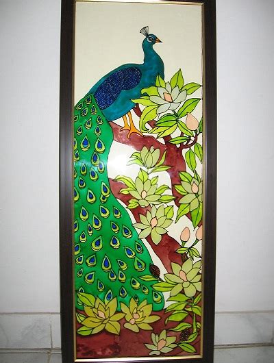 Peacock Glass Painting Easyday