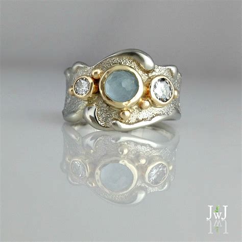 Aqua Wave Ring Ocean Inspired Jewelry Beautiful Jewelry Jewelry