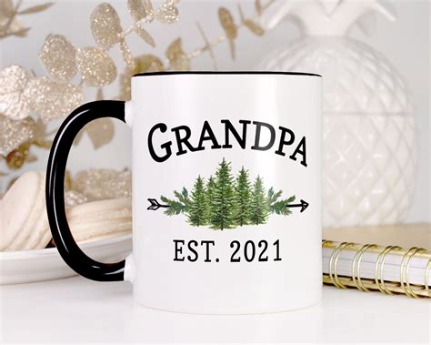 Personalized Grandpa Mug Grandpa T For Grandpa Coffee Mug Etsy