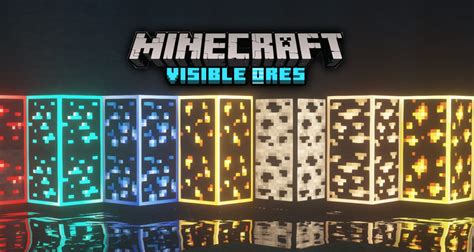 Visible Ores Texture Pack 115 → 120 Minecraft Tutos