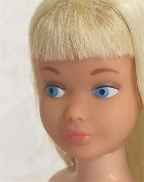 Vintage Barbie Sister Mattel Lemon Platinum Blonde Skipper Straight Leg S Picclick