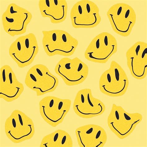 Free Download Smiley Face Yellow Aesthetic Pastel Iphone Wallpaper
