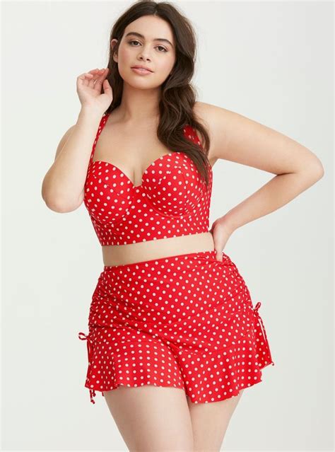 Shop Retro Plus Size Swimsuits And Swimwear In 2020 Womens Plus Size