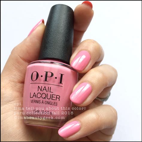 opi peru collection swatches and review fall 2018 beautygeeks